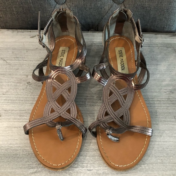 Steve Madden Shoes - Steve Madden Platinum Sandals